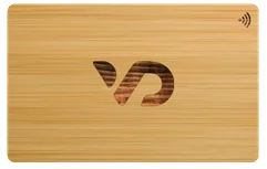 Carte NFC Vistag Bambou
